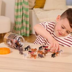 Bote de 60 animales salvajes - Terra