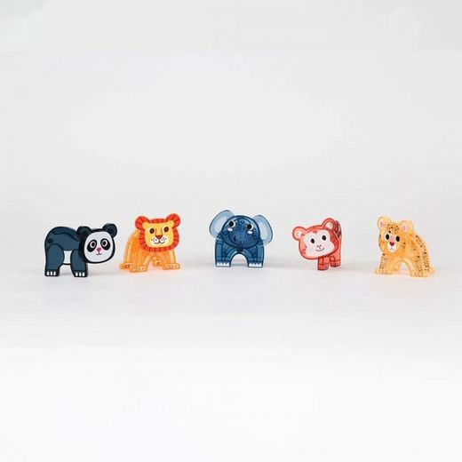 Braintoys - Imanimals Wild Jungle 5 Teile - Magnetisches Bauset