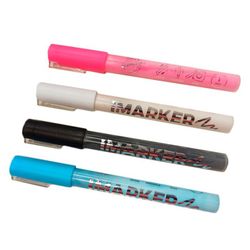 Braintoys - Set 4 Imarkers (celeste, rosa, blanco, negro)