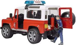Bruder - Toy Car, Fire LAND ROVER DEFENDER
