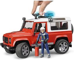 Bruder - Toy Car, Fire LAND ROVER DEFENDER