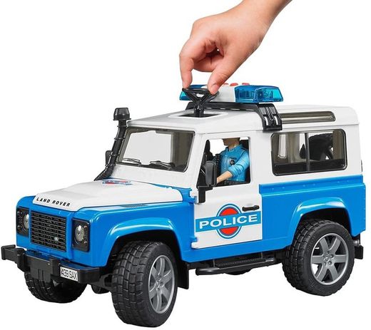 Bruder - Toy Car, Police LAND ROVER DEFENDER