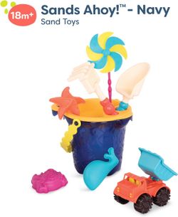 B.Sands Ahoy! - Conjunto de Praia com Balde - B.Toys