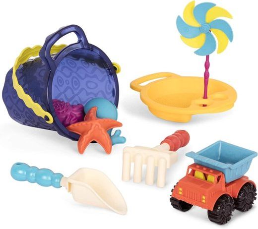 B.Sands Ahoy! - Conjunto de Praia com Balde - B.Toys