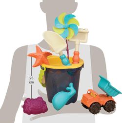 B.Sands Ahoy! - Conjunto de Praia com Balde - B.Toys
