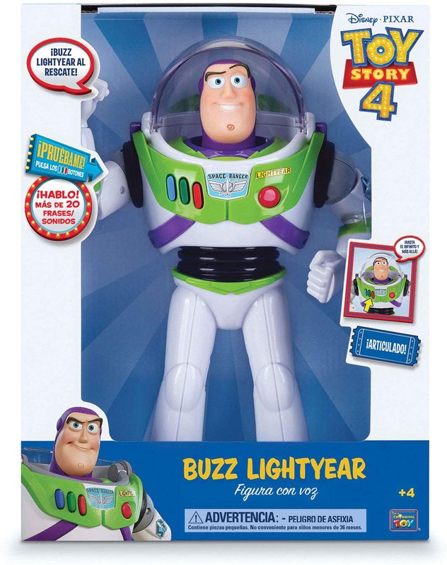 Buzz Lightyear Super Interactivo Única Multicolor Bizak Multicolor 61234432 61234431 + Woody Super Interactivo Talla Única 