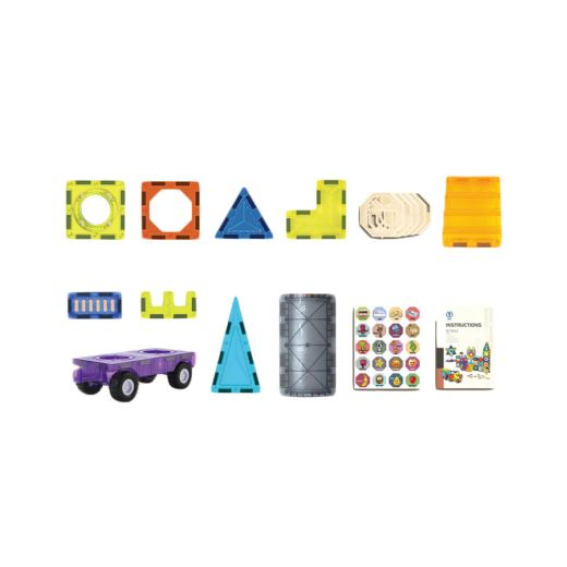 Коробка с магнитными блоками - 71 предмет