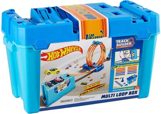Hot Wheels - Track Builder - Caja Multiloopings