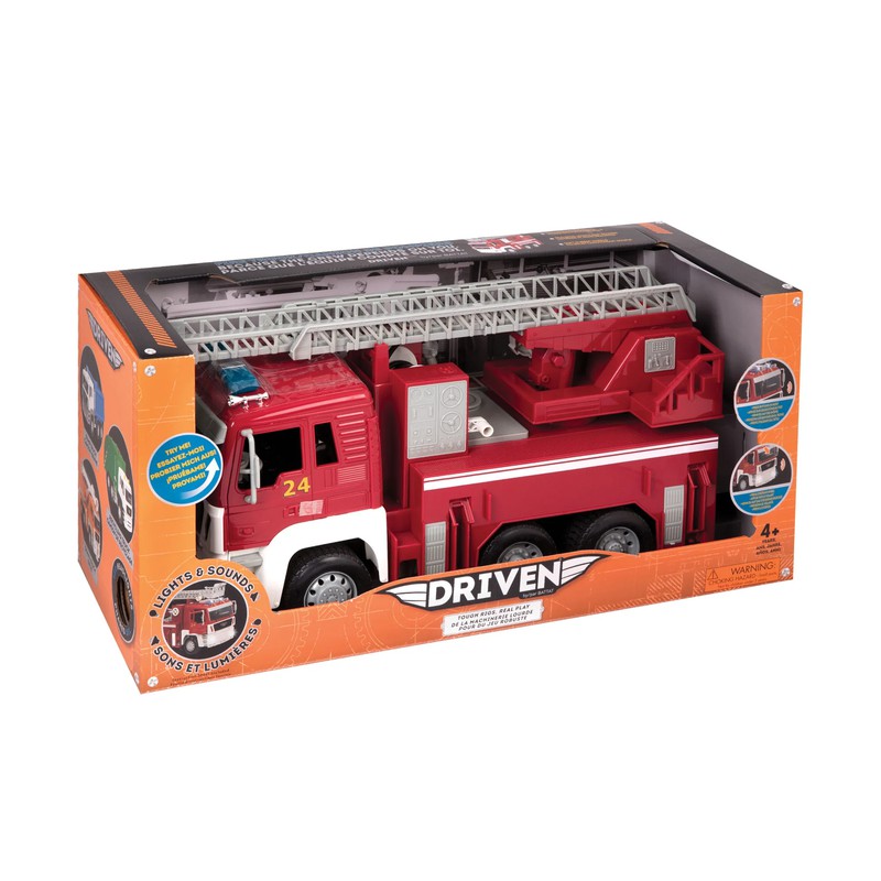 Camion de pompiers sons et lumieres, jouets 1er age