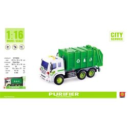 Camión De Basura 1:16 Luz Sonido