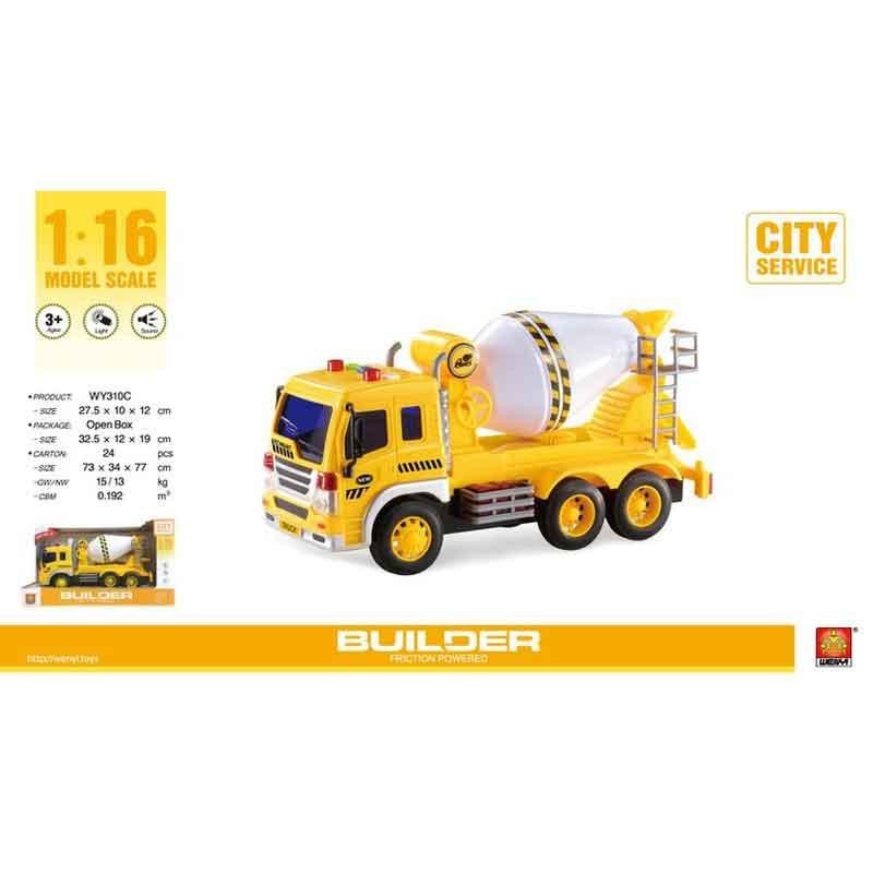 Véhicule a friction truck 20 cm - New discount.com