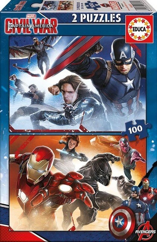 Capitán América / Civil war - Puzzle Doble
