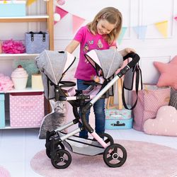 Carrito de muñecas Twin Neo con Capota – Bayer