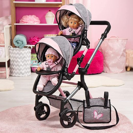 Carrito de muñecas Twin Neo con Capota – Bayer