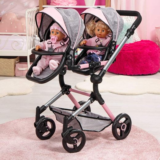 Carrito de muñecas Twin Neo con Capota – Bayer