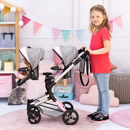 Carrito de muñecas Twin Neo con Capota – Bayer