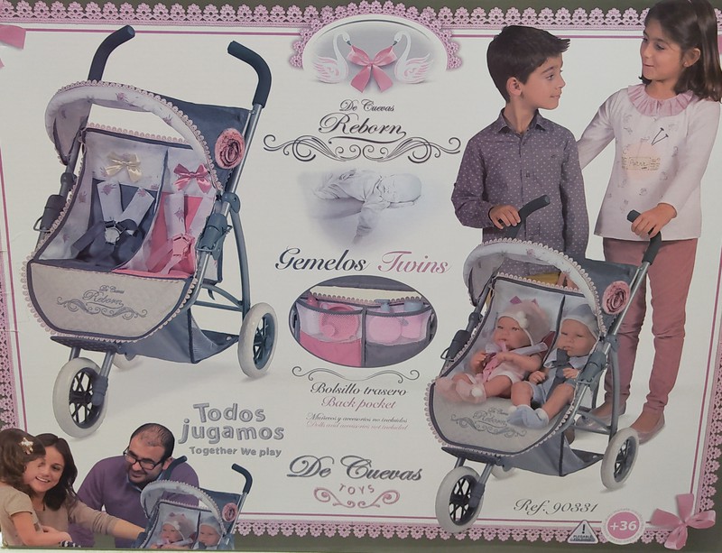 Muñecos Bebe Juguete Con Accesorios Twins Gemelos