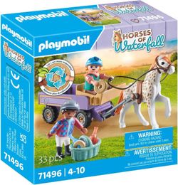 Carruaje Con Poni - Playmobil Horses Of Waterfall