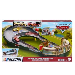 Voitures NASCAR - Pack de course avec changement de voie - Mattel
