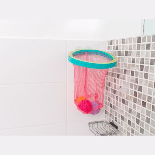 2-in-1 Basket for Bathtub, Basketball, Toy Storage - Ludi