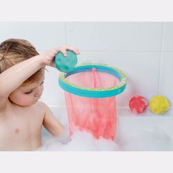 2-in-1 Basket for Bathtub, Basketball, Toy Storage - Ludi