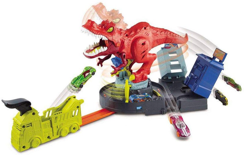 Hot Wheels T-Rex Rampage Track Circuit - Mattel — Juguetesland