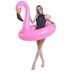 Runder Flamingo - 116 cm x 105 cm x 95 cm - Jilong