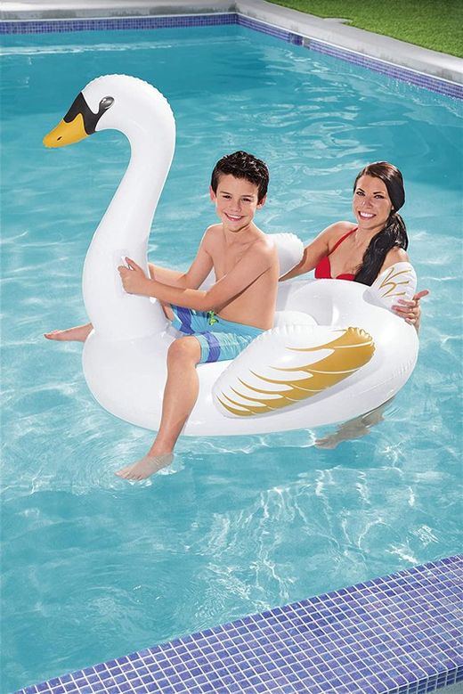 Cygne gonflable pour enfants - 122 x 122 cm. -Meilleur moyen
