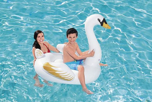 Cygne gonflable pour enfants - 122 x 122 cm. -Meilleur moyen