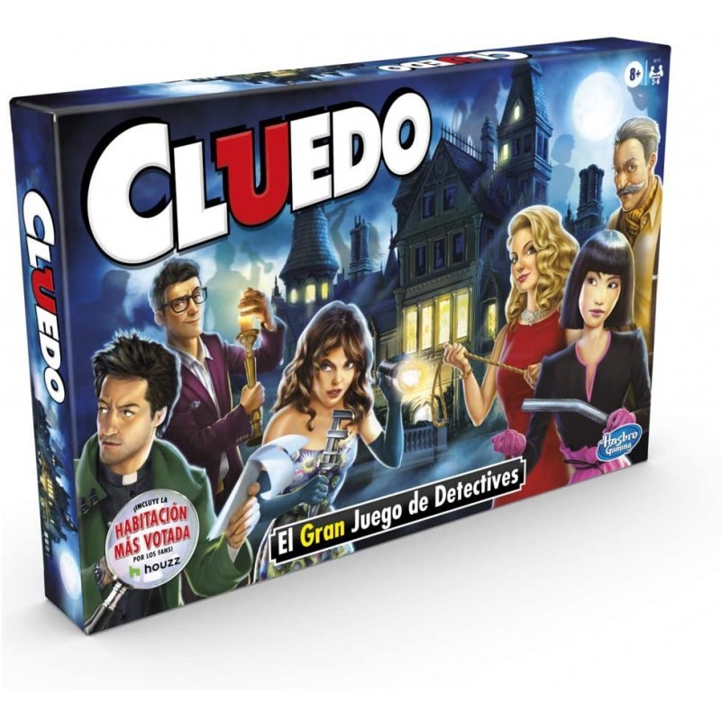 Hasbro Gaming Cluedo Classico Refresh, Jeu en boîte, Jeux de