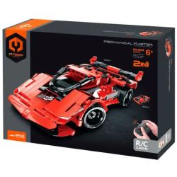 Coche de Carreras Rojo 2 en 1 Radio Control - IM.MASTER