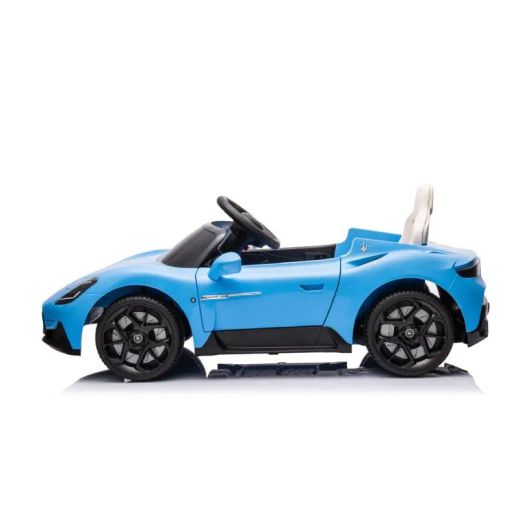 Coche Eléctrico Maserati Azul para Niños 12 V