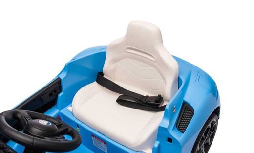 Coche Eléctrico Maserati Azul para Niños 12 V