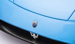 Coche Eléctrico Maserati Azul para Niños 12 V