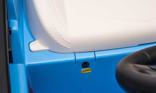 Coche Eléctrico Maserati Azul para Niños 12 V