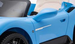 Coche Eléctrico Maserati Azul para Niños 12 V
