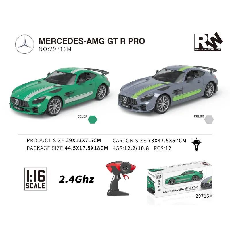 Coche Mercedes AMG GT R/C