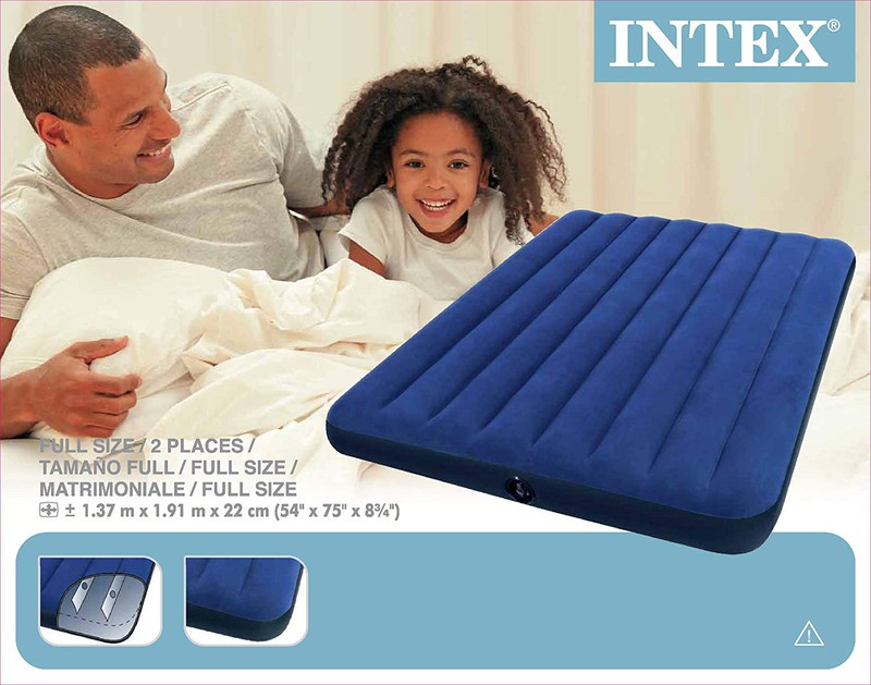 Matelas gonflable Classic Downy AirBed / 191 x 99 x 25 cm INTEX