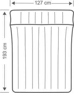 Doppelte Campingmatte, aufblasbare Matratze – Intex