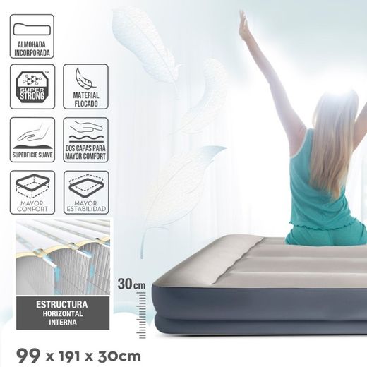 Individuelle aufblasbare Matratze – Dura Beam Standard – Fiber-Tech-Technologie – Intex