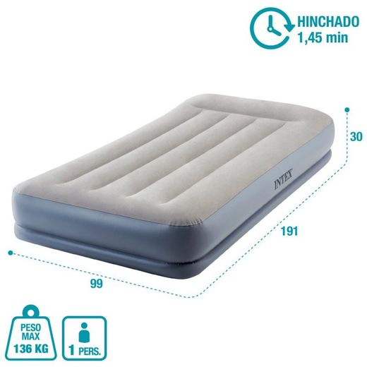 Individuelle aufblasbare Matratze – Dura Beam Standard – Fiber-Tech-Technologie – Intex