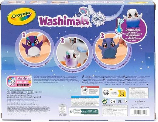 Crayola Washimals Polar - Set di 4 animali artici