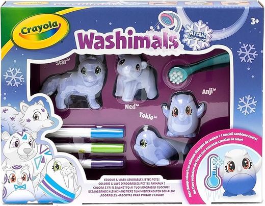 Crayola Washimals Polar - Set di 4 animali artici