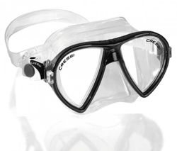 Cressi Máscara OCEAN, Transparente – Negro