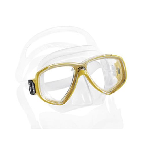 Cressi - Perlenmaske, transparent / gelb
