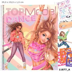 Cuaderno para colorear TOPModel DANCE