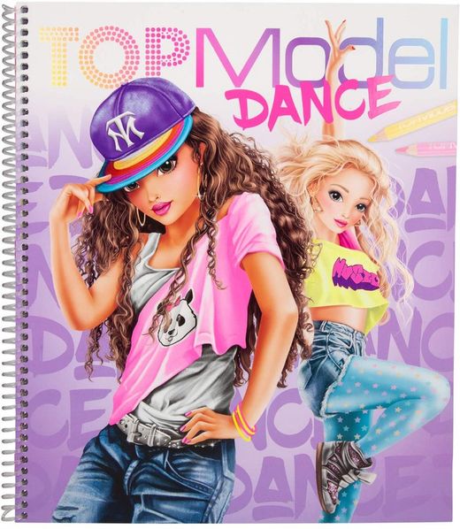 Libro da colorare TOPModel DANCE