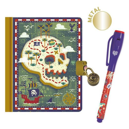 Cuaderno Pequeño Secreto Steve + Rotulador Mágico