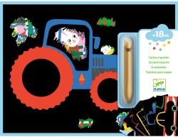 Cuadros Para Rascar - Vehículos Para Descubrir - Djeco