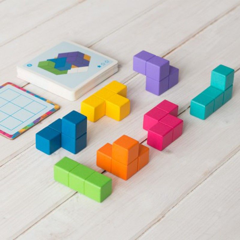 Juego Cubissimo Djeco Cubissimo 3D Logic And Patience Game For
